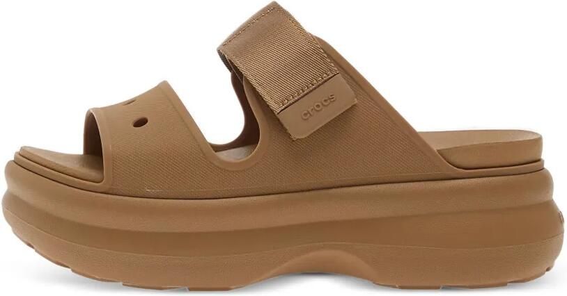 Crocs Soho Two sandalen met plateauzool Bruin