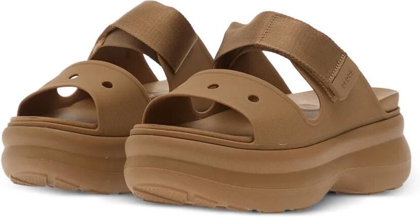 Crocs Soho Two sandalen met plateauzool Bruin - Foto 3