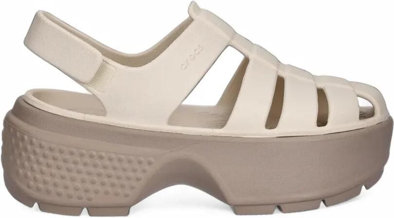 Crocs Stomp cage-detail sandals Beige