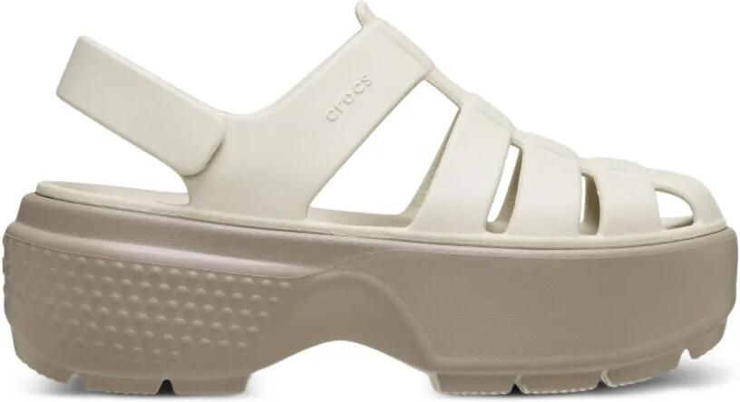 Crocs Stomp Fisherman sandalen met logo-print Beige