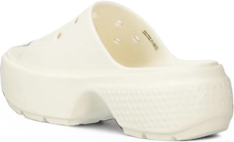 Crocs Stomp perforated platform slides Beige - Foto 2