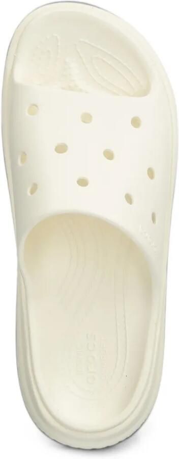 Crocs Stomp perforated platform slides Beige - Foto 4