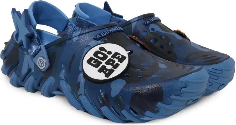 Crocs x A Bathing Ape Echo klompen met camouflageprint Blauw - Foto 2