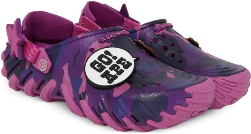 Crocs x A Bathing Ape Echo klompen met camouflageprint Roze - Foto 2