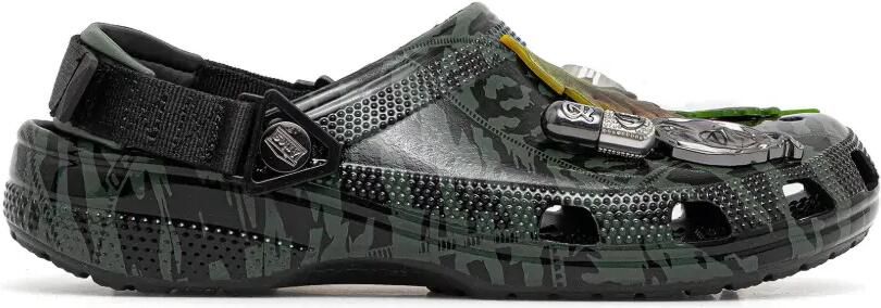 Crocs x Aries Arise Classic klompen verfraaid met Jibbitz™ camouflageprint Zwart