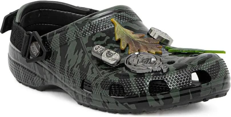 Crocs x Aries Arise Classic klompen verfraaid met Jibbitz™ camouflageprint Zwart - Foto 4