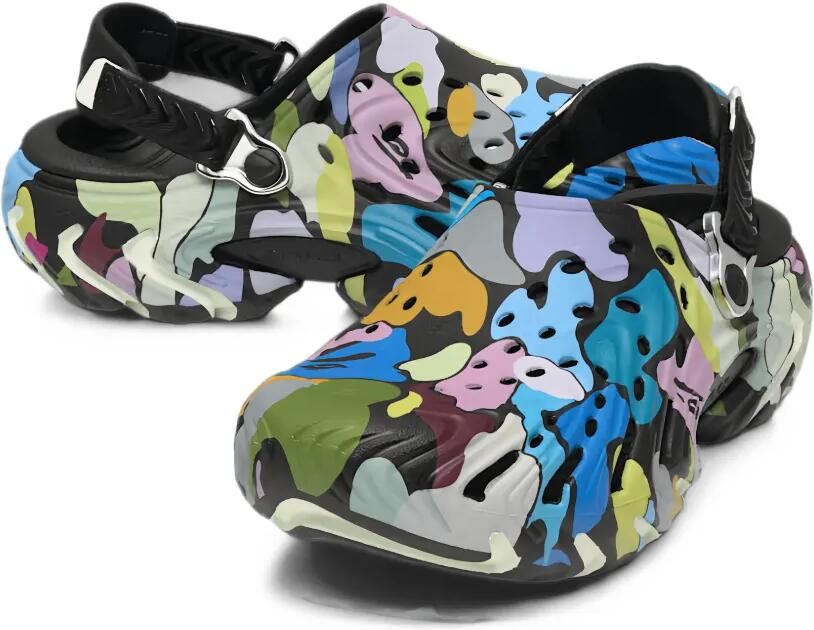Crocs x Bape Echo II camouflage-print clogs Zwart - Foto 2