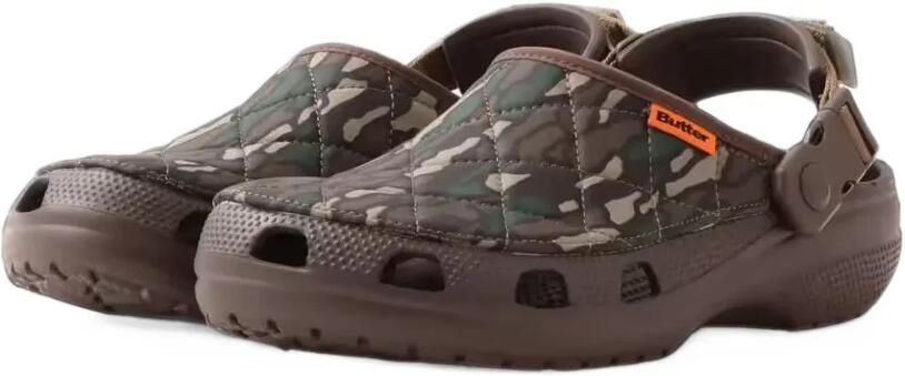 Crocs x Butter Goods Classic gewatteerde muiltjes Bruin - Foto 2