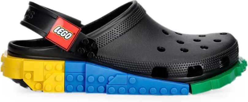Crocs x Lego Creativity muiltjes met geperforeerde details Zwart
