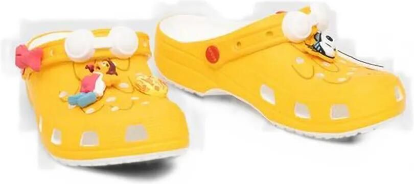 Crocs x McDonald´s Birdie character-charm slingback clogs Geel