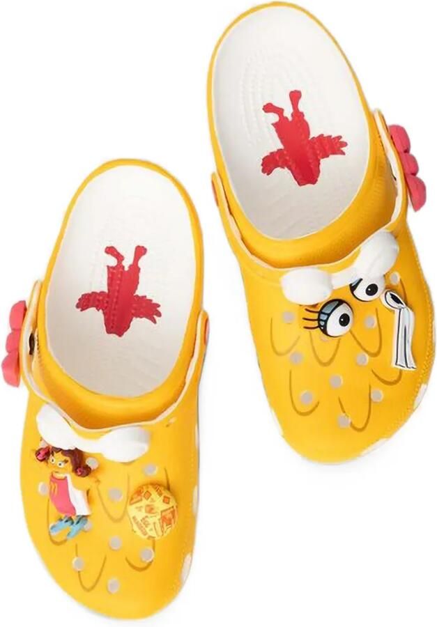 Crocs x McDonald´s Birdie character-charm slingback clogs Geel - Foto 4