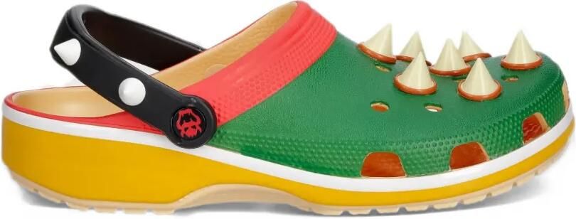 Crocs x Nintendo Bowser spiked-embellished clogs Groen