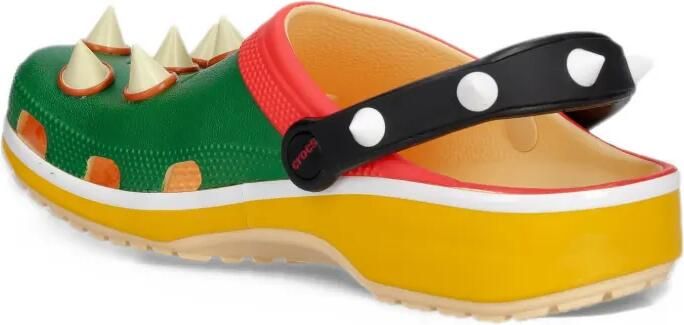 Crocs x Nintendo Bowser spiked-embellished clogs Groen - Foto 5