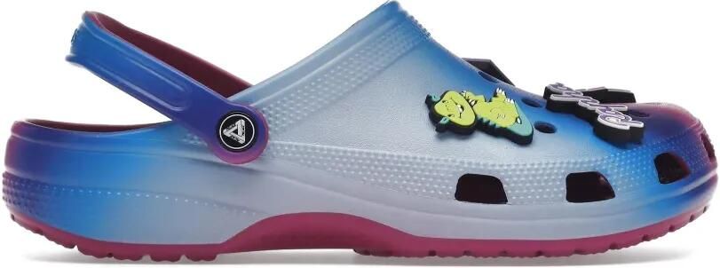 Crocs x Palace x Rapha EF Education First Classic Clog rubberen sandalen Blauw