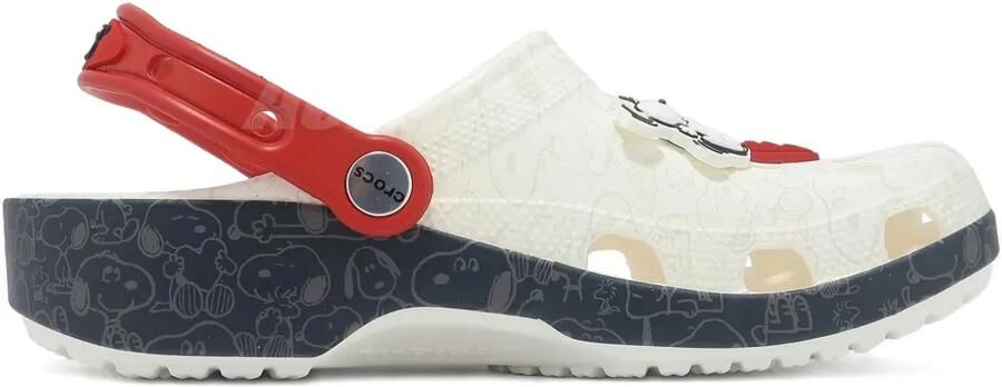 Crocs x Peanuts Classic "Snoopy" klompen Wit
