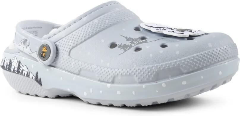 Crocs x Peanuts klompen met logoprint Grijs - Foto 4