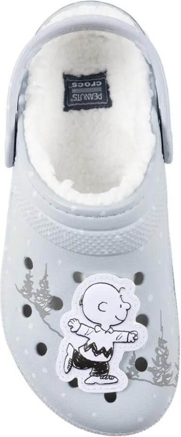 Crocs x Peanuts klompen met logoprint Grijs - Foto 3