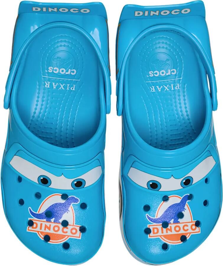 Crocs x Pixar Classic Lightning McQueen Dinoco muiltjes Blauw - Foto 2
