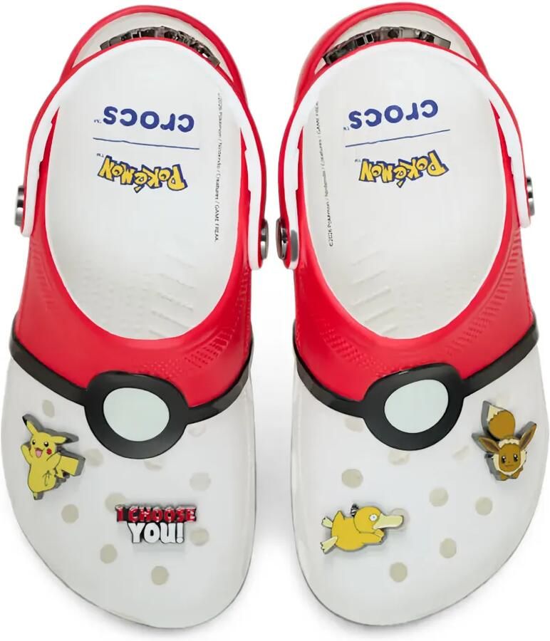 Crocs x Pokémon Poké Ball Classic Clog sandalen Rood - Foto 2
