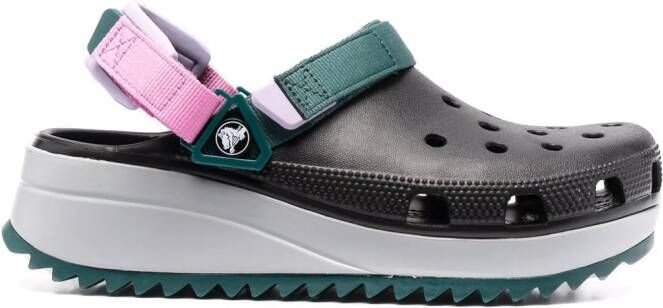 Crocs Hiker plateauzool Zwart - Schoenen.nl