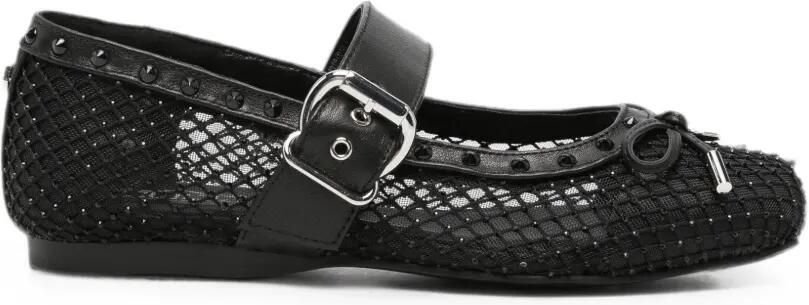 Cult Ballerina's verfraaid met studs Zwart