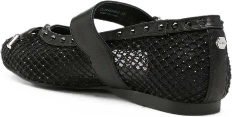 Cult Ballerina's verfraaid met studs Zwart - Foto 3