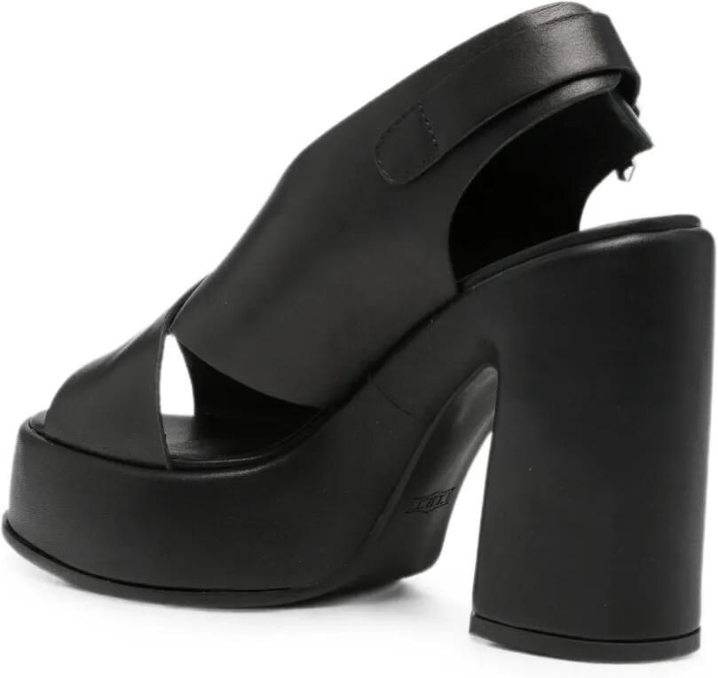 Cult Bjork sandalen met gekruiste bandjes Zwart - Foto 2