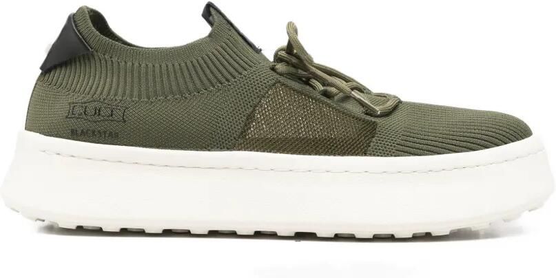 Cult Blackstar 4498 ribgebreide sneakers Groen