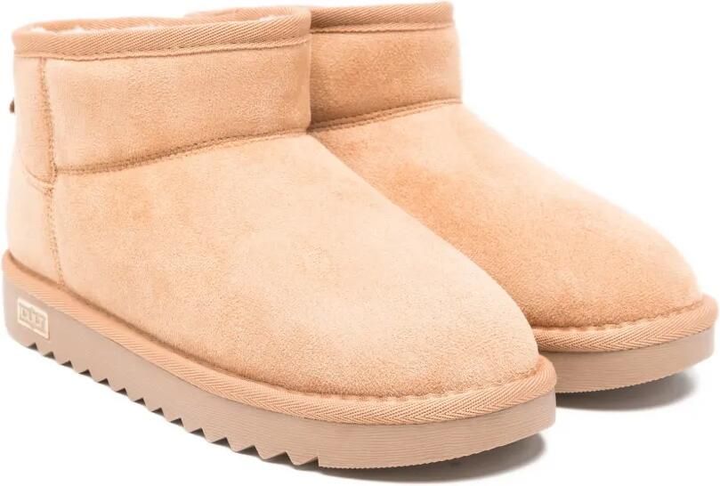 Cult Laarzen met logoplakkaat Beige