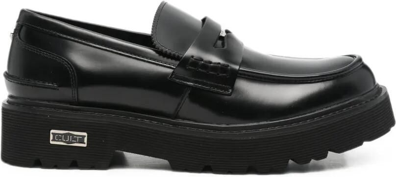 Cult Loafers met chunky zool Zwart