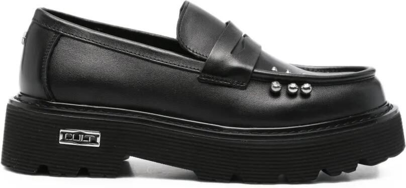 Cult Loafers verfraaid met studs Zwart