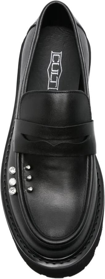 Cult Loafers verfraaid met studs Zwart - Foto 3