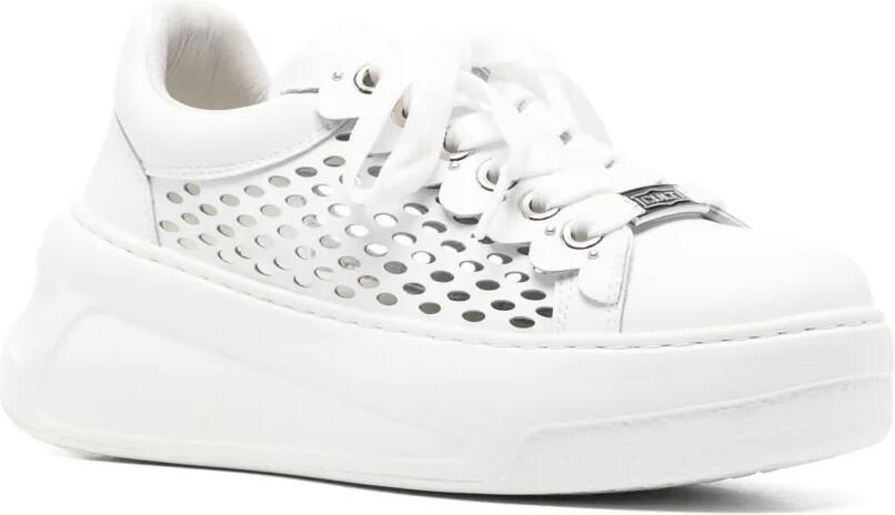Cult Nirvana geperforeerde sneakers Wit - Foto 2