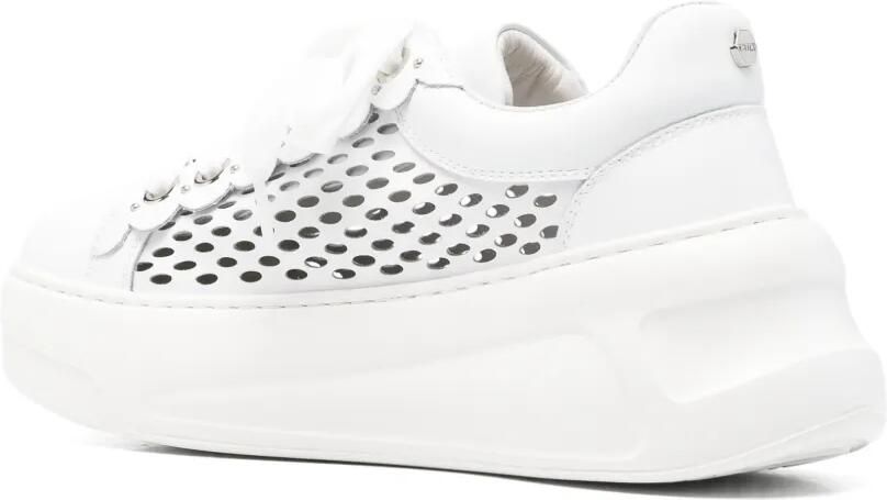 Cult Nirvana geperforeerde sneakers Wit - Foto 3