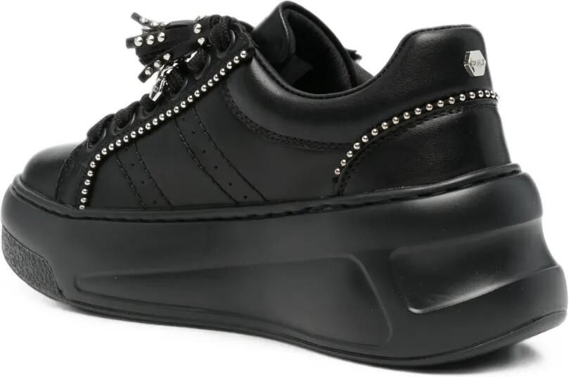 Cult Nirvana leren sneakers verfraaid met studs Zwart - Foto 2