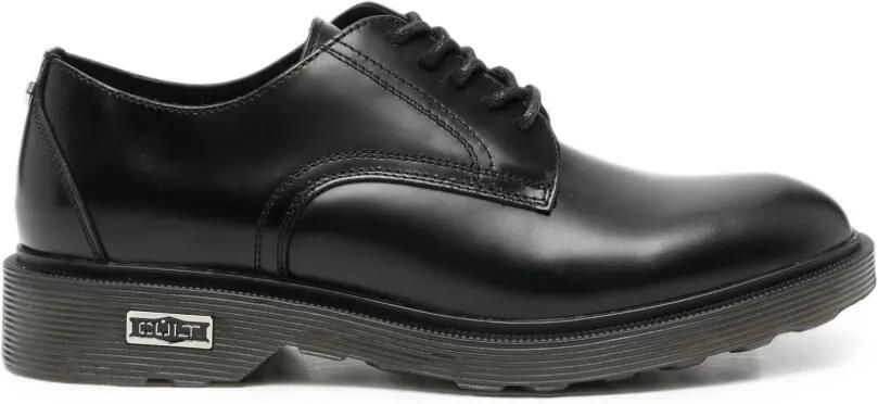 Cult Ozzy 412 leren derby veterschoenen Zwart