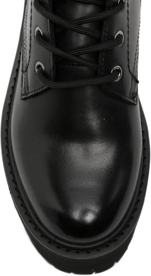 Cult platform lace-up boots Zwart - Foto 3