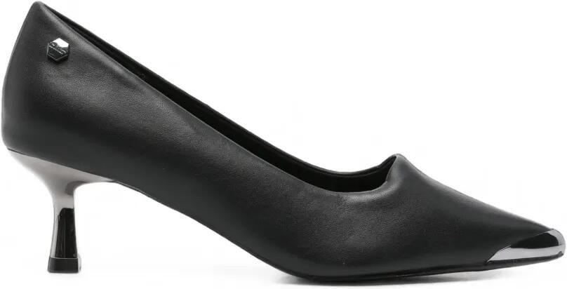 Cult Rebel pumps met puntige neus en metalen uiteinde Zwart