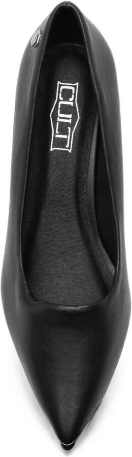 Cult Rebel pumps met puntige neus en metalen uiteinde Zwart - Foto 4