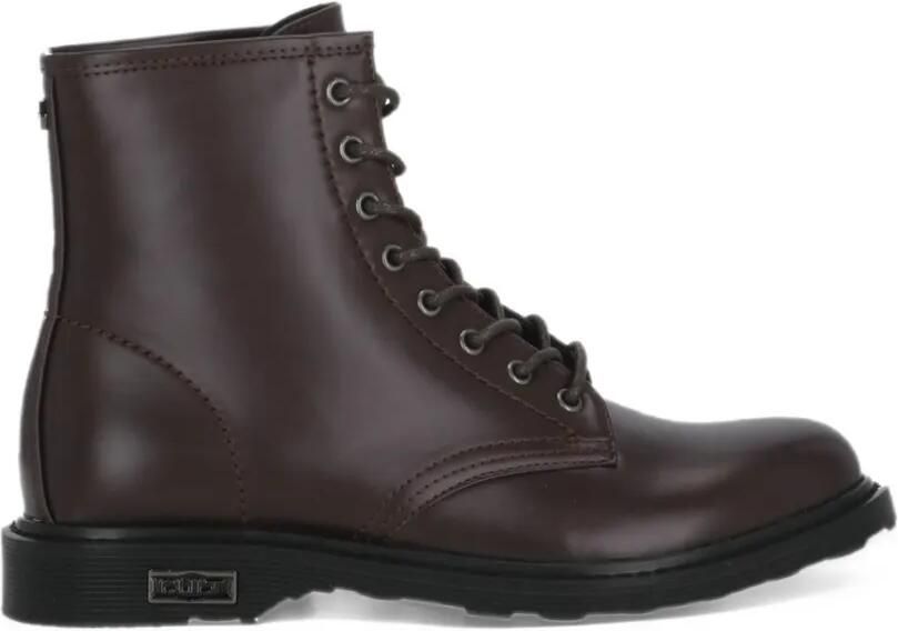 Cult Sabbath lace-up boots Rood