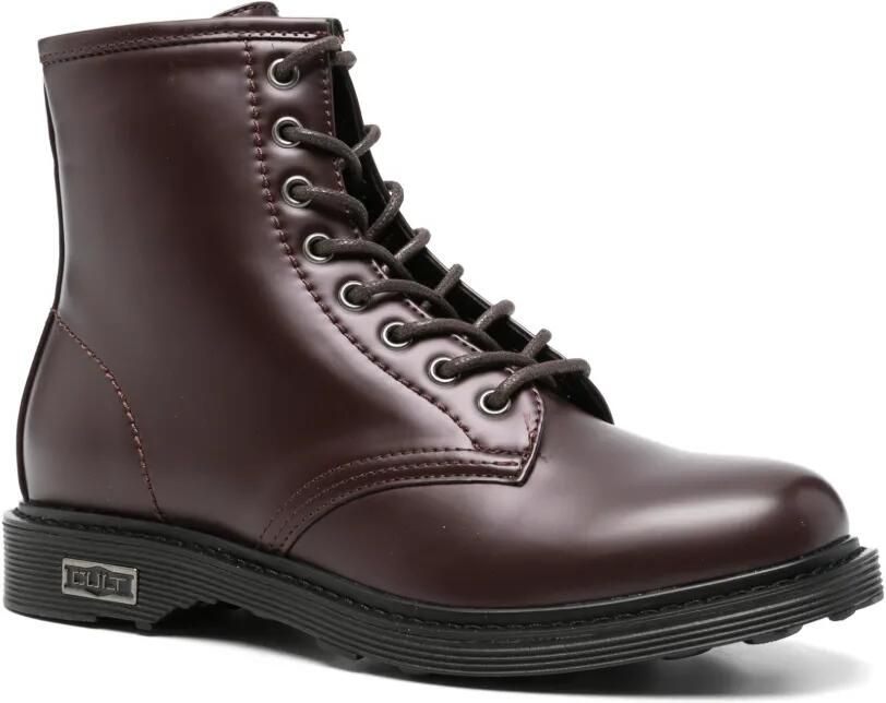 Cult Sabbath lace-up leather boots Bruin