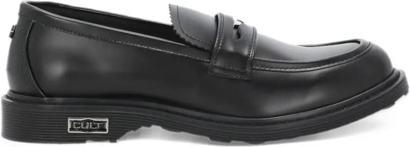 Cult Sabbath leather loafers Zwart