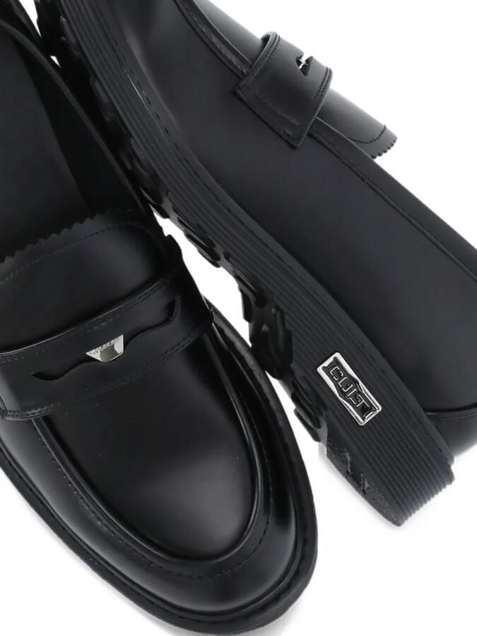 Cult Sabbath leather loafers Zwart - Foto 2