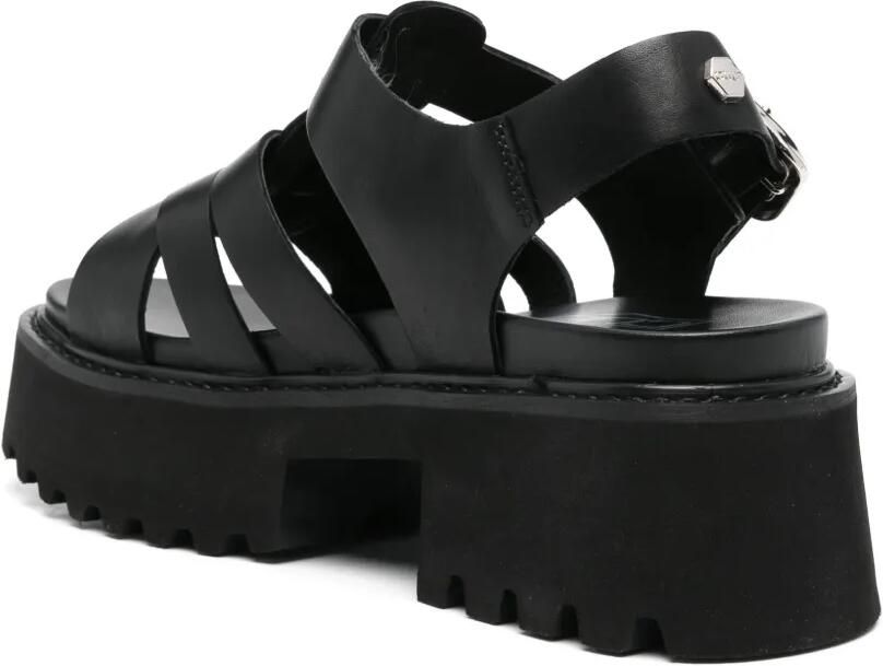 Cult Sandalen met plateauzool Zwart - Foto 3