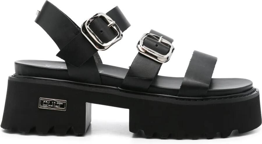 Cult Sandalen met plateauzool Zwart