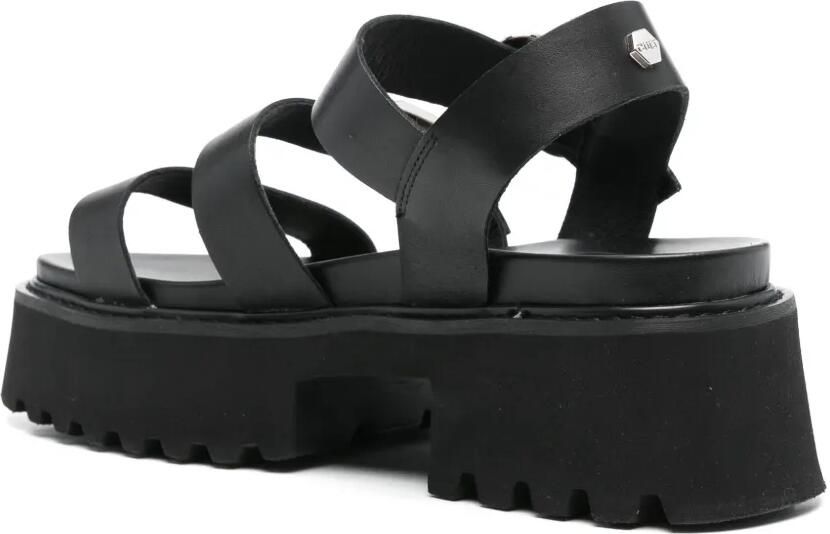 Cult Sandalen met plateauzool Zwart - Foto 3