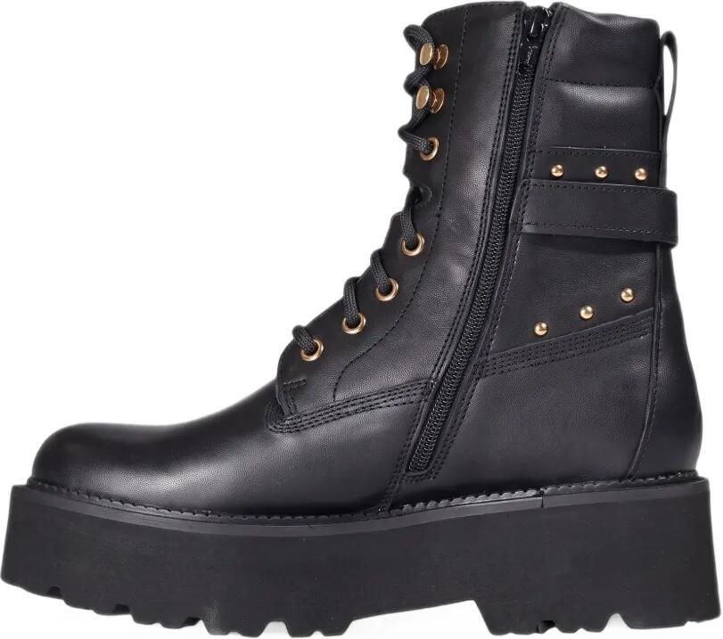 Cult stud-embellished lace-up boots Zwart - Foto 3