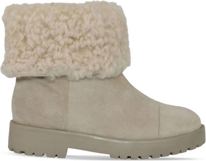 Cult Gaia Lammy enkellaarzen Beige
