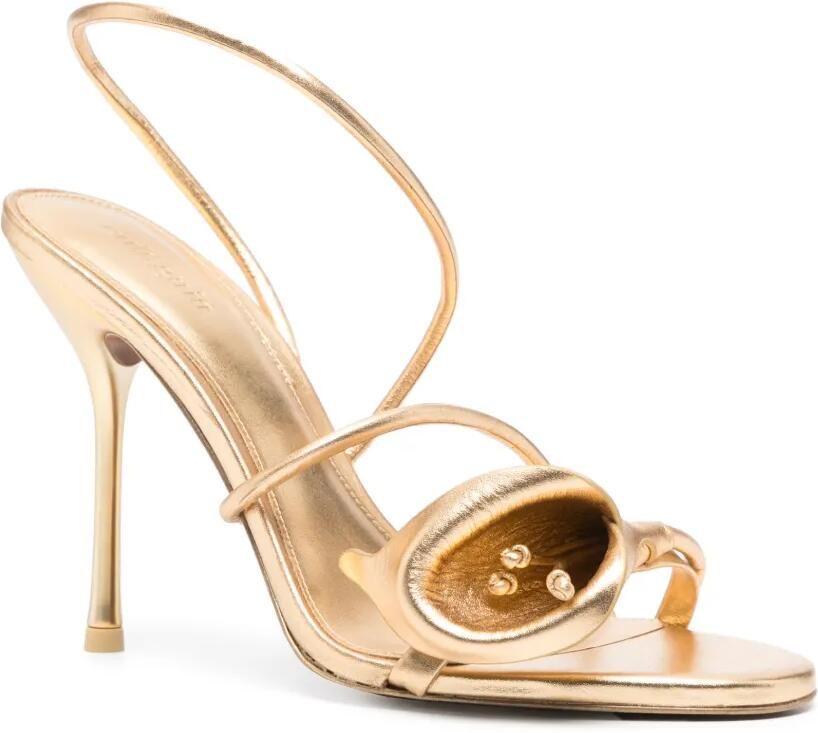 Cult Gaia 110 mm Cassidy sandalen Goud - Foto 3