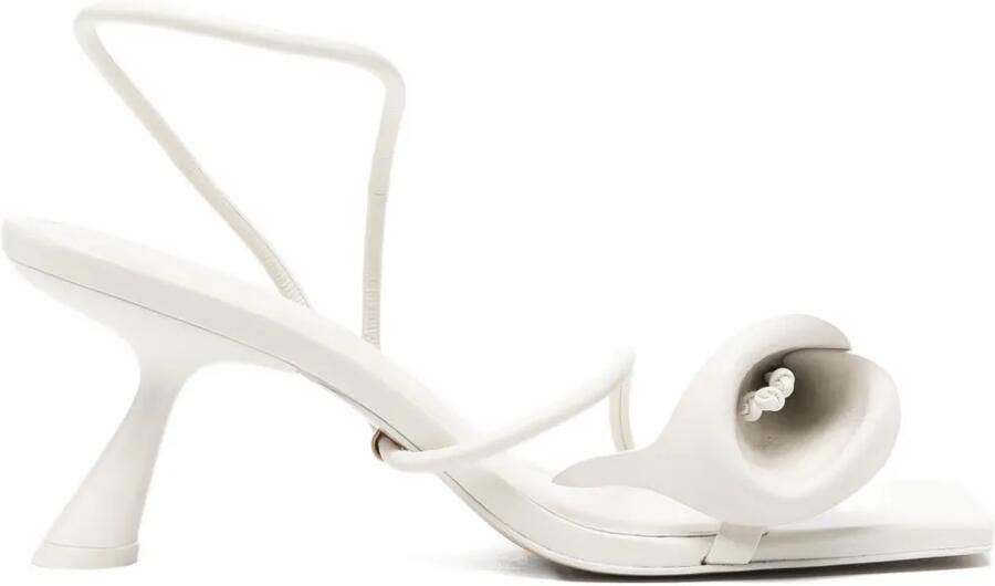 Cult Gaia 70 mm Ria sandalen Wit